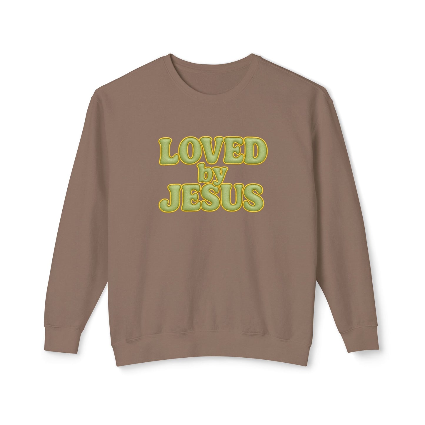 "Loved by Jesus" Sage Luxe© Comfort Colors Crewneck