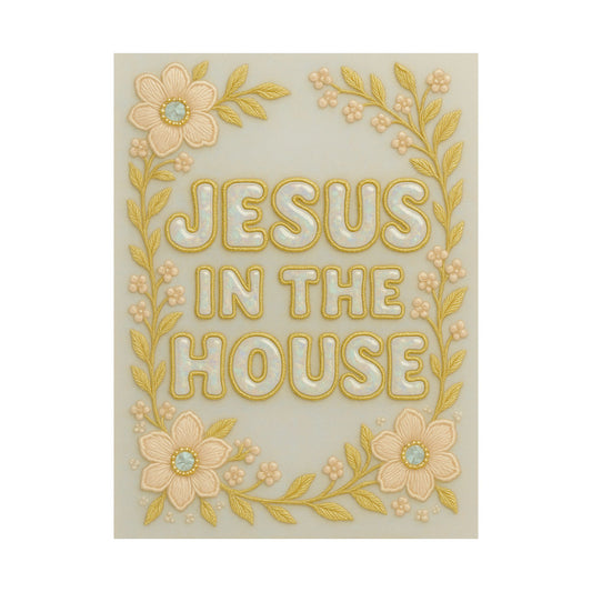 "Jesus in the House" Christian Wall Art