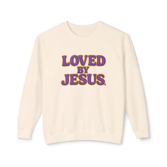 "Loved by Jesus" Comfort Colors Crewneck