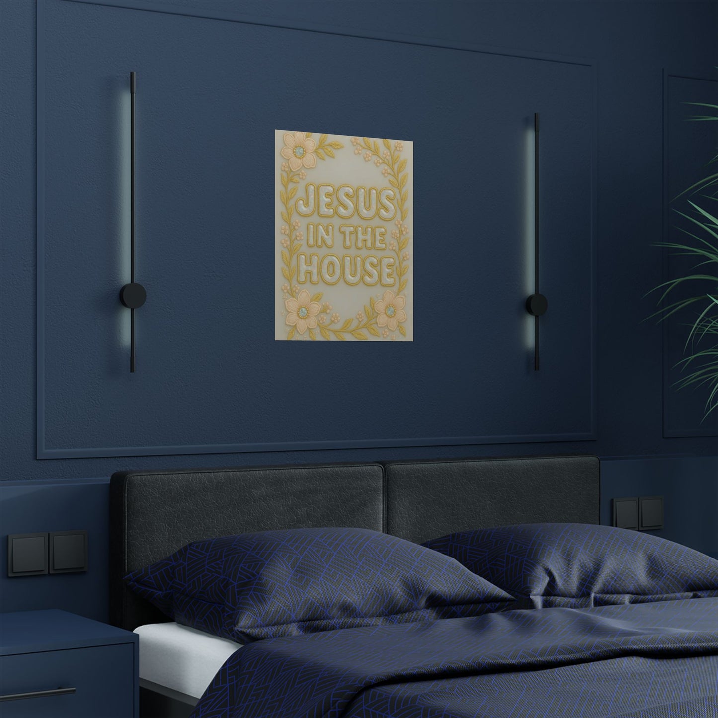 "Jesus in the House" Christian Wall Art