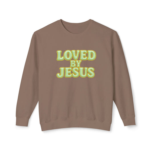 "Loved by Jesus" Mint Luxe© Comfort Colors Crewneck