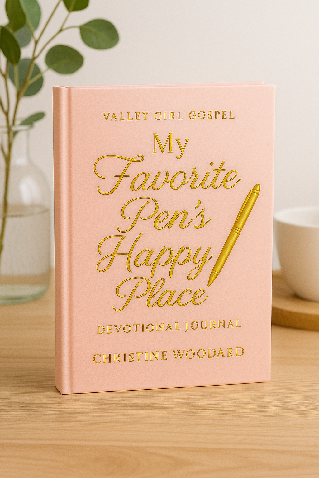 My Favorite Pen's Happy Place© Paperback Devotional Journal notebook