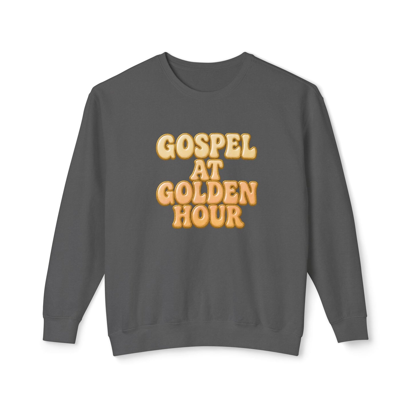"Gospel at Golden Hour" Comfort Colors Crewneck