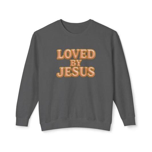 "Loved by Jesus" Rose Gold Luxe© Comfort Colors Crewneck