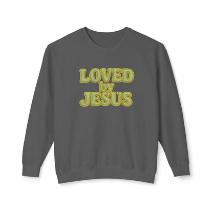 "Loved by Jesus" Sage Luxe© Comfort Colors Crewneck
