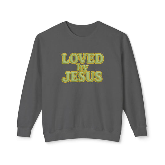 "Loved by Jesus" Sage Luxe© Comfort Colors Crewneck