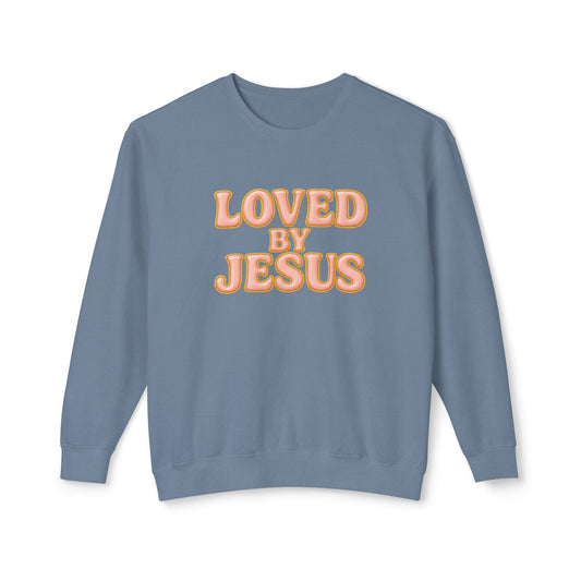 "Loved by Jesus" Comfort Colors Crewneck