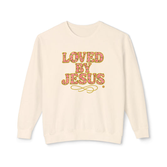 "Loved by Jesus" Wildflower Rose© Crewneck