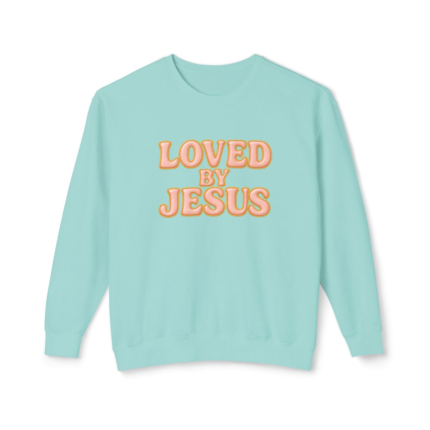 "Loved by Jesus" Comfort Colors Crewneck