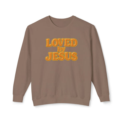 "Loved by Jesus" Terracotta Luxe© Comfort Colors Crewneck