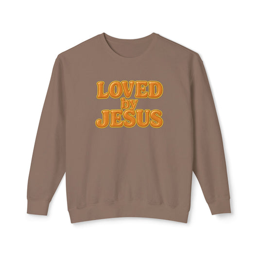 "Loved by Jesus" Terracotta Luxe© Comfort Colors Crewneck