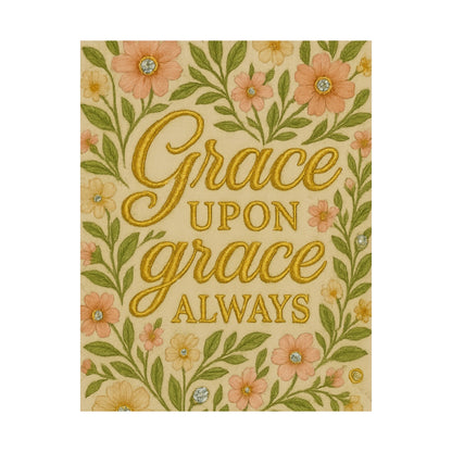 "Grace Upon Grace" Christian Wall Art