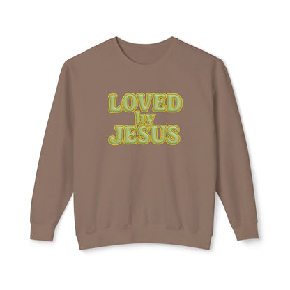 "Loved by Jesus" Sage Luxe© Comfort Colors Crewneck