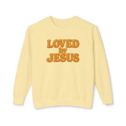 "Loved by Jesus" Terracotta Luxe© Comfort Colors Crewneck