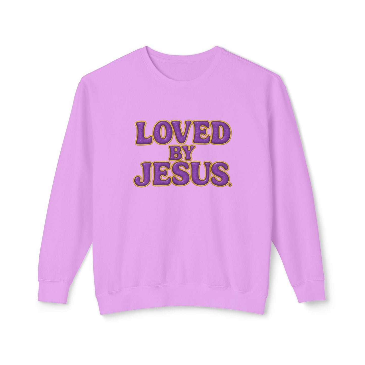 "Loved by Jesus" Comfort Colors Crewneck