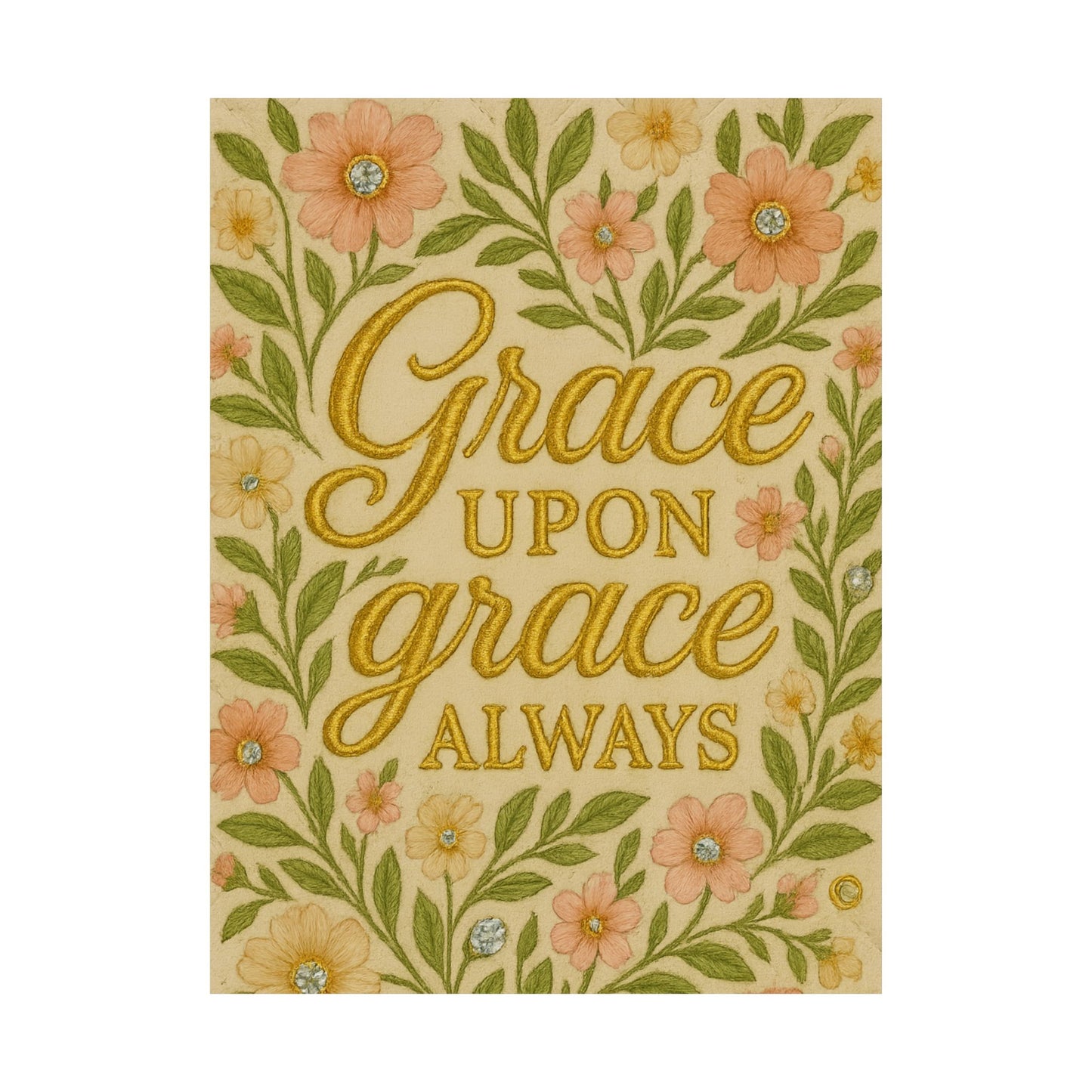 "Grace Upon Grace" Christian Wall Art