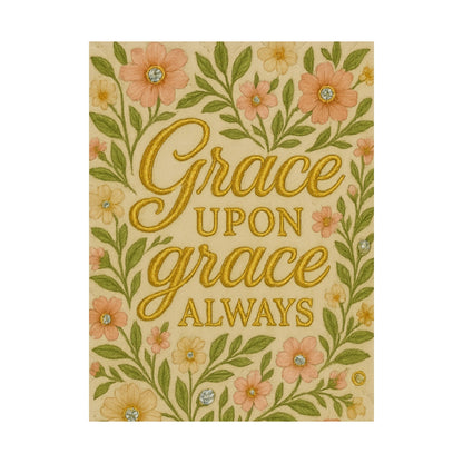"Grace Upon Grace" Christian Wall Art