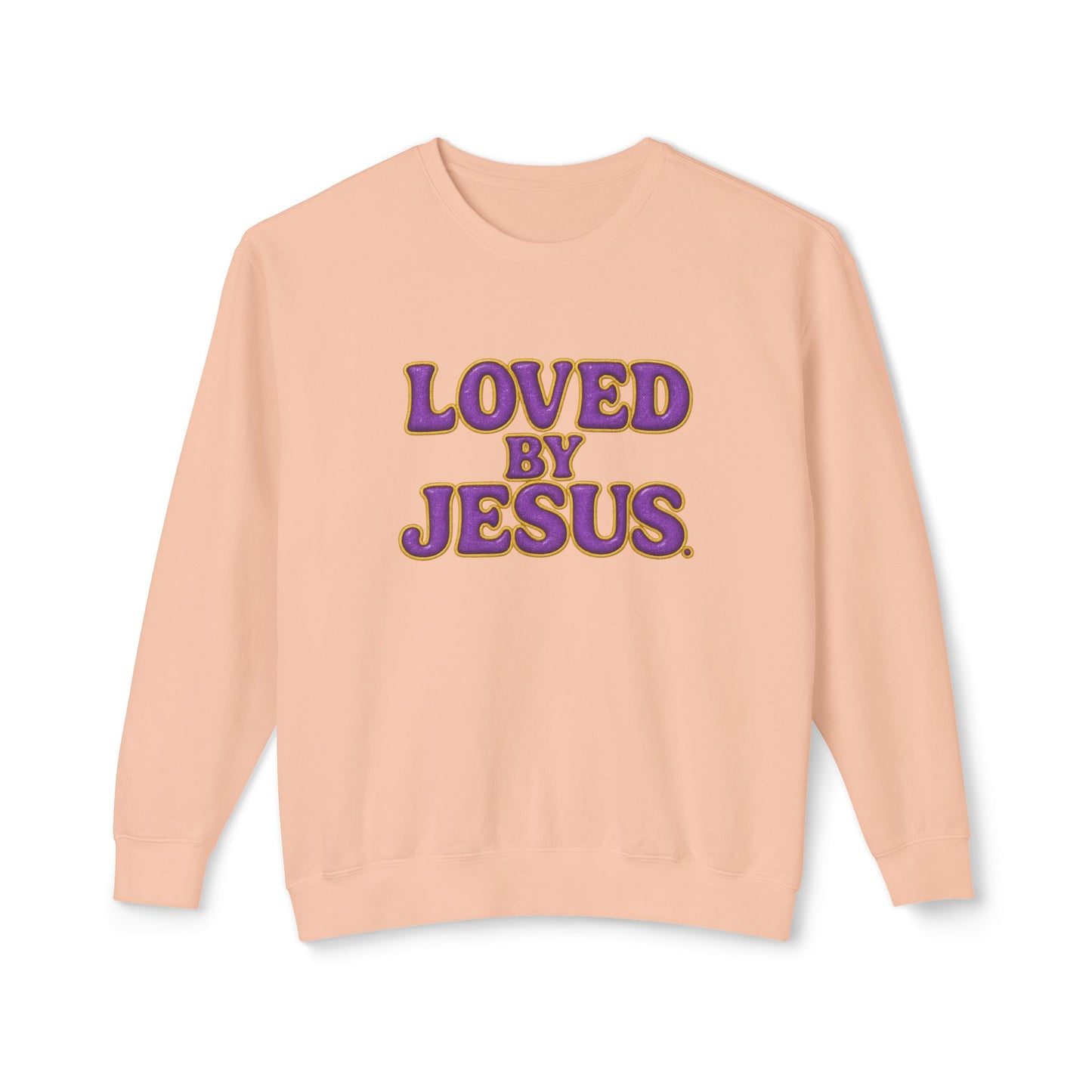 "Loved by Jesus" Comfort Colors Crewneck