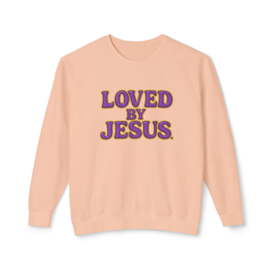 "Loved by Jesus" Comfort Colors Crewneck