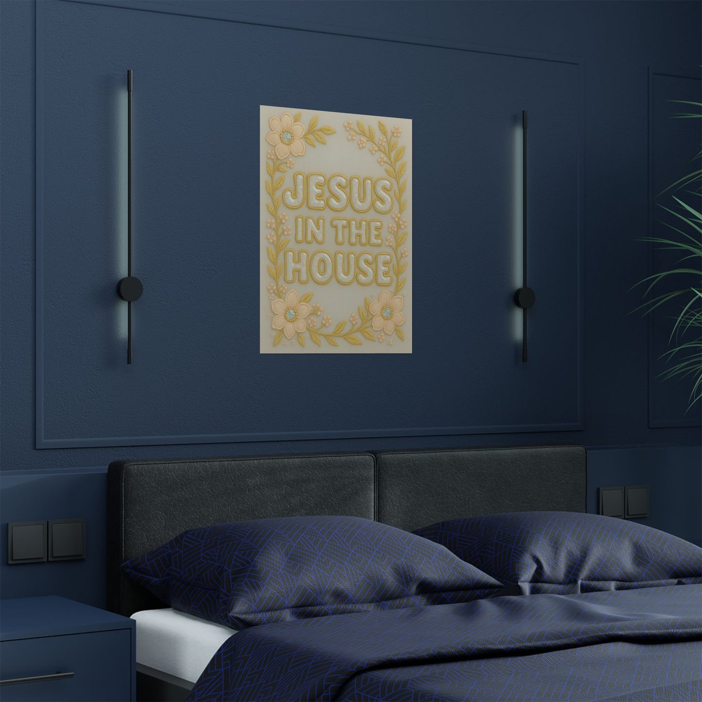 "Jesus in the House" Christian Wall Art
