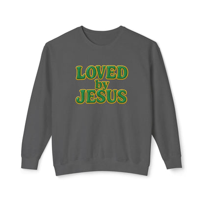 "Loved by Jesus" Emerald Luxe© Comfort Colors Crewneck
