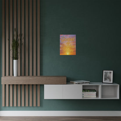 "Gospel at Golden Hour" Christian Wall Art