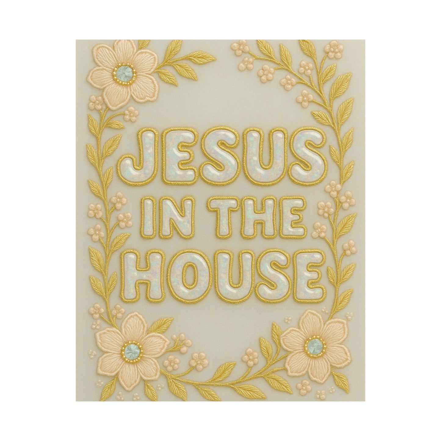 "Jesus in the House" Christian Wall Art