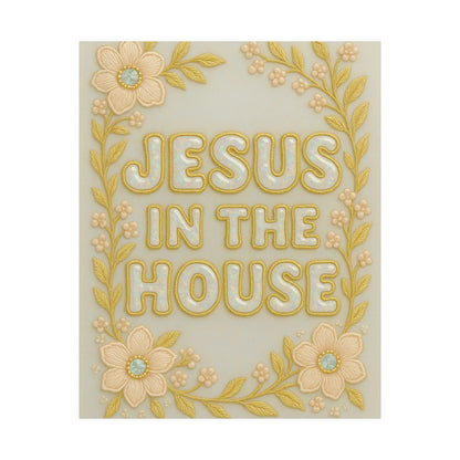 "Jesus in the House" Christian Wall Art