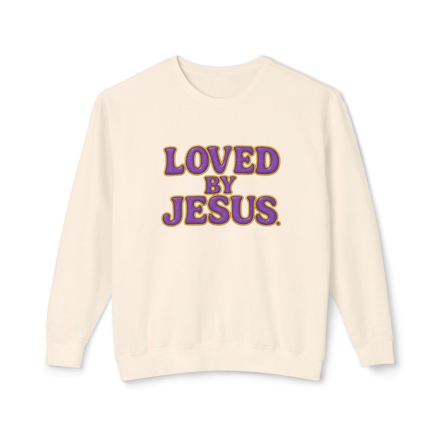 "Loved by Jesus" Comfort Colors Crewneck