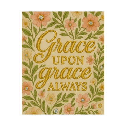 "Grace Upon Grace" Christian Wall Art