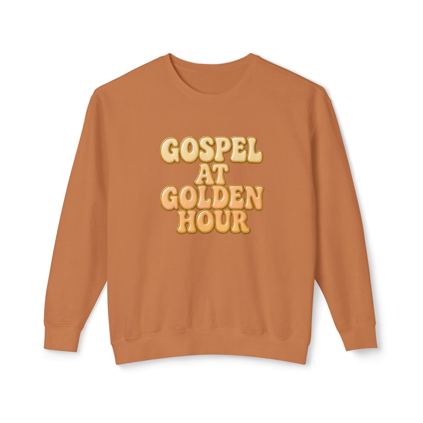 "Gospel at Golden Hour" Comfort Colors Crewneck