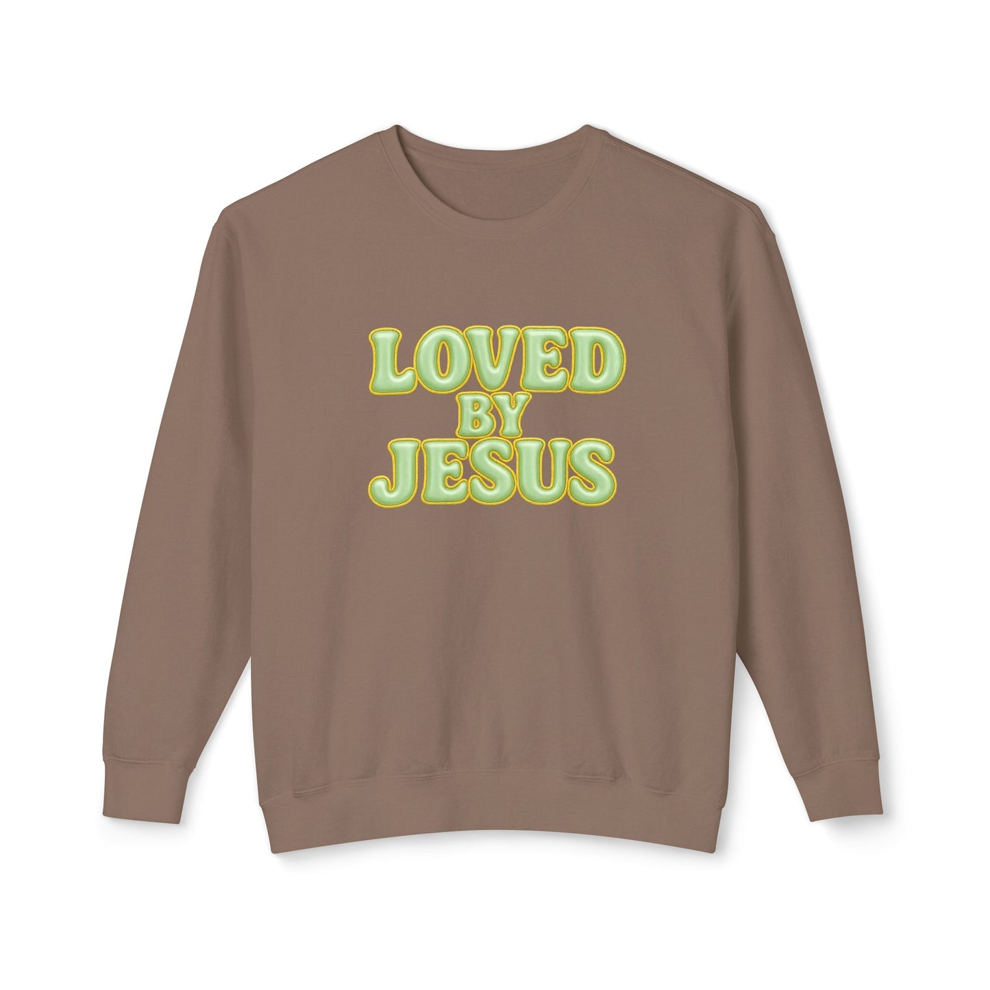 "Loved by Jesus" Mint Luxe© Comfort Colors Crewneck