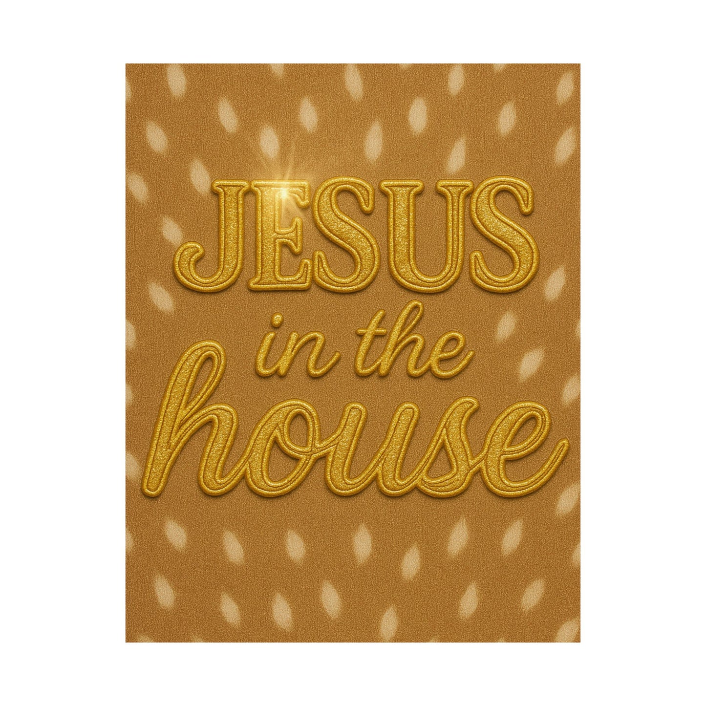 "Jesus in the House" Christian Wall Art