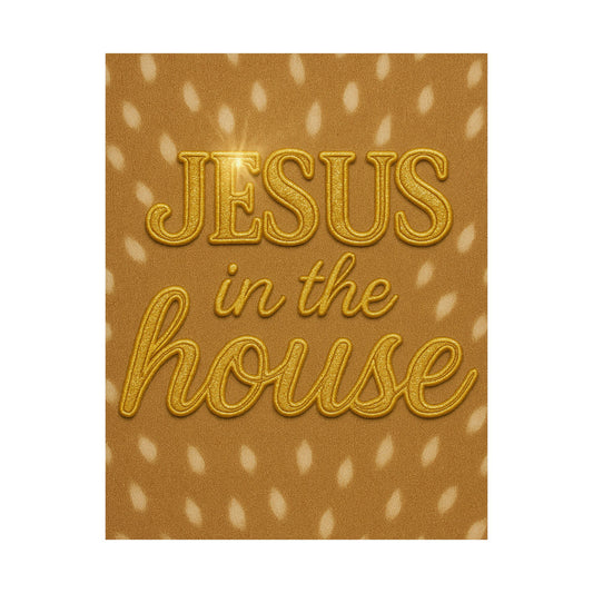 "Jesus in the House" Christian Wall Art