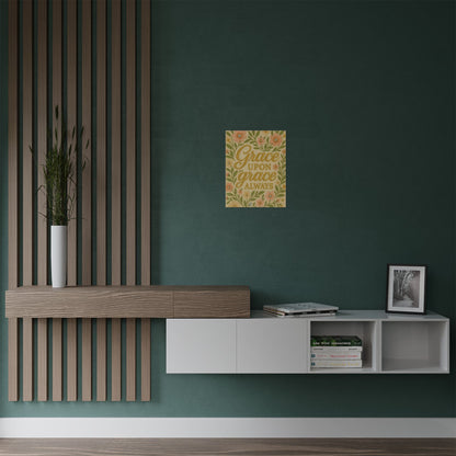 "Grace Upon Grace" Christian Wall Art