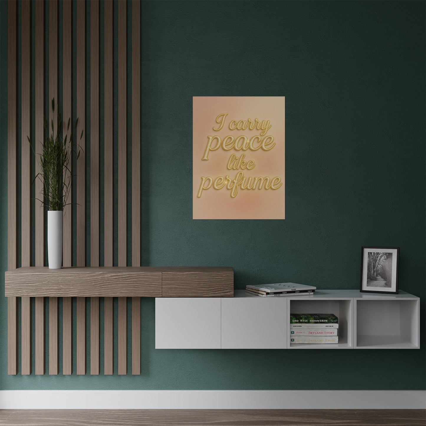 "I Carry Peace Like Perfume" Christian Wall Art