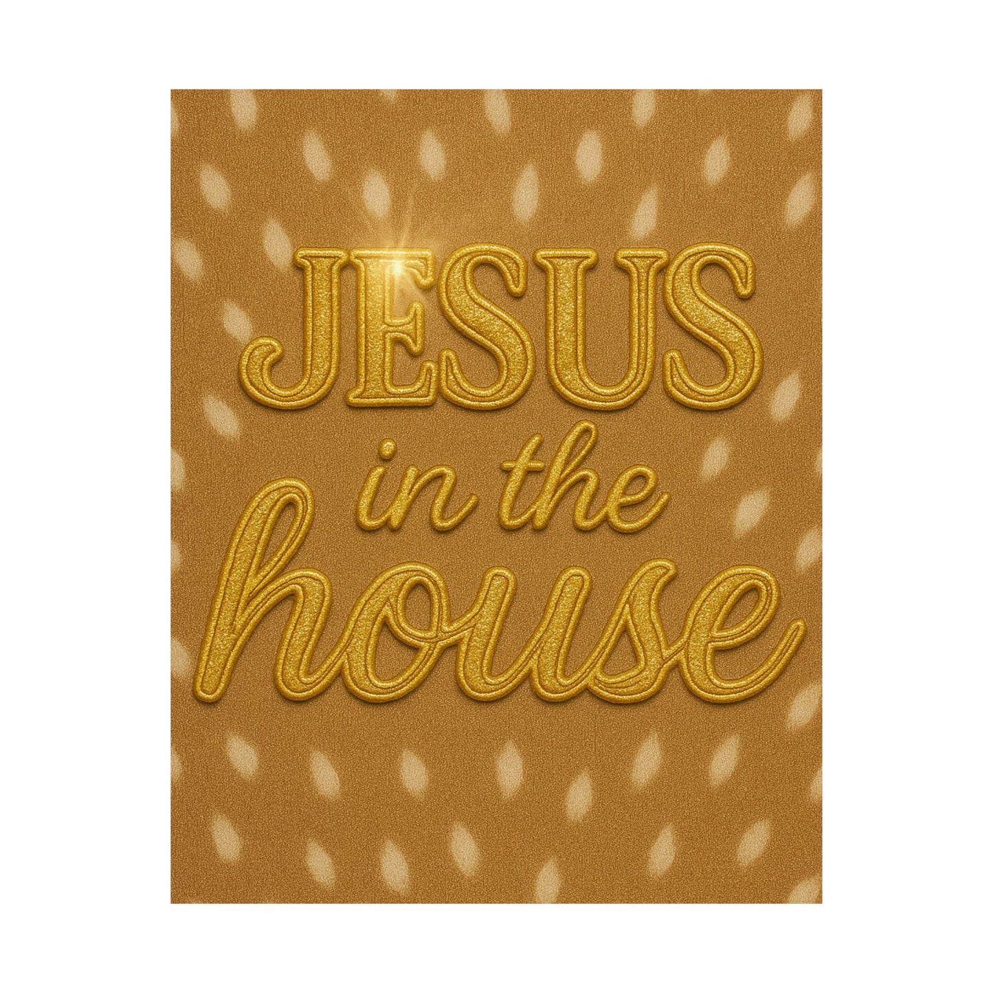 "Jesus in the House" Christian Wall Art