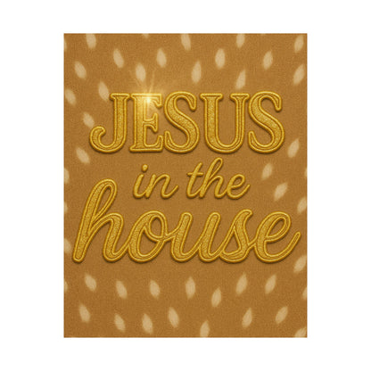 "Jesus in the House" Christian Wall Art