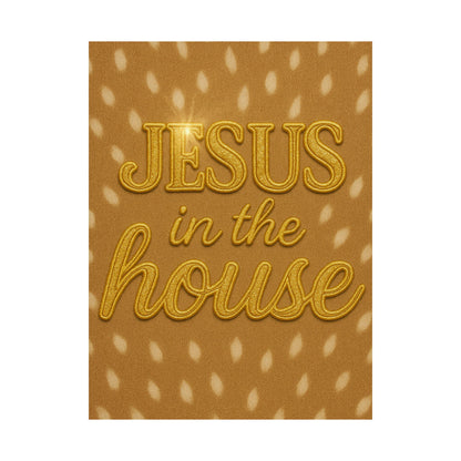 "Jesus in the House" Christian Wall Art