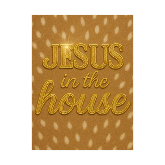 "Jesus in the House" Christian Wall Art