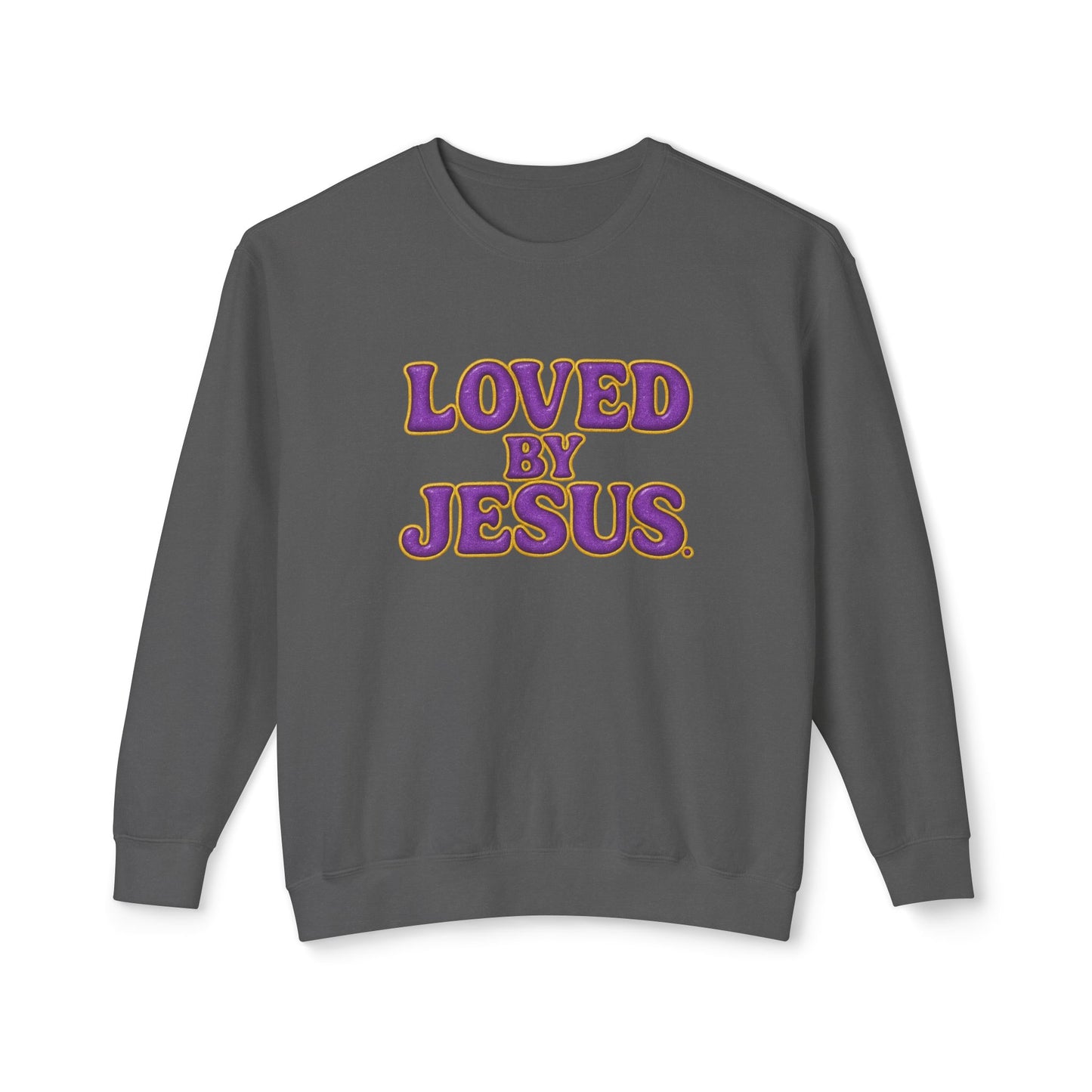 "Loved by Jesus" Comfort Colors Crewneck