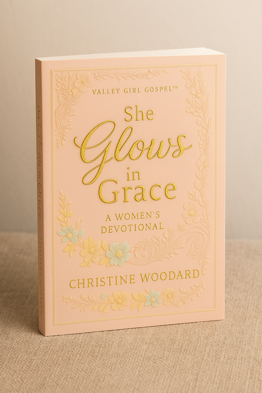 She Glows in Grace© Paperback Devotional for women