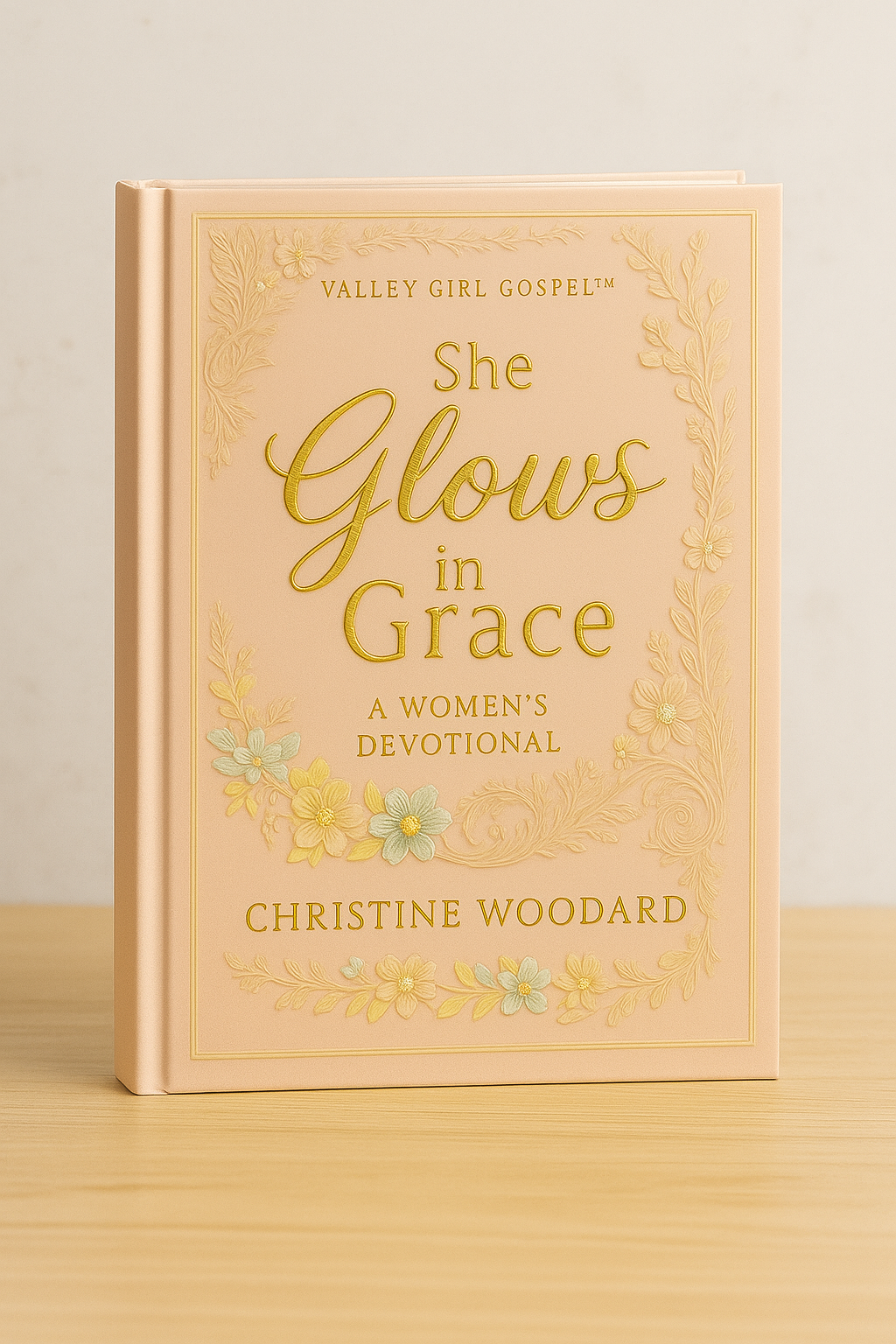 She Glows in Grace© Hardcover Devotional for women